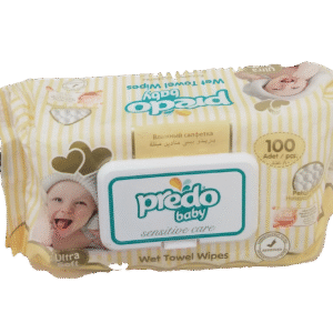 Predo Baby  Wipes (Yellow) Big 120pcs
