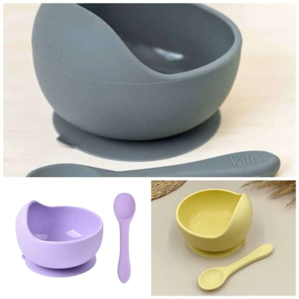 Silicon Bowl with spoon