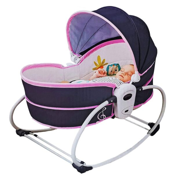 Mastela 5-in-1 Rocker and Bassinet Cradle for Newborn Baby - Image 2