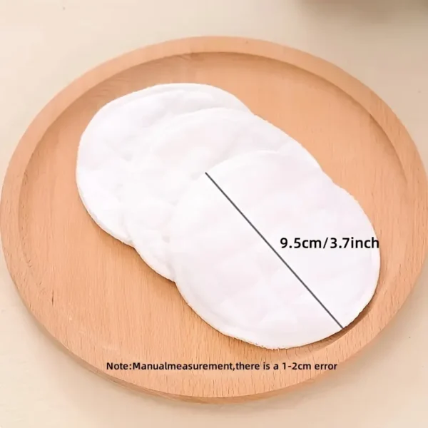 Accurate 6-Pack Washable Cotton Nursing Breast Pads - Image 2
