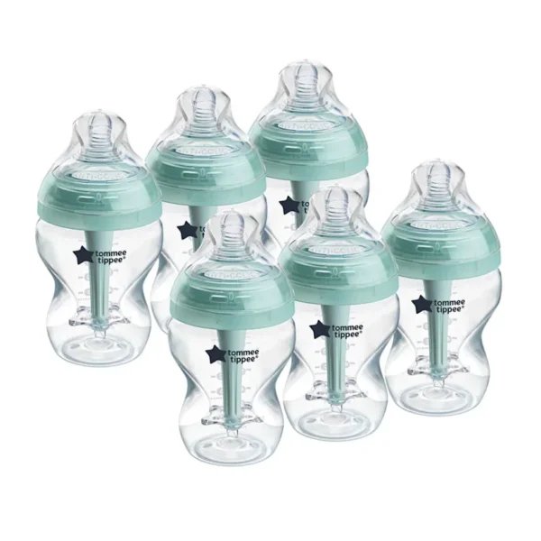 Tommee Tippee Closer To Nature 6 Pack (260ml) Anti-colic Baby Bottles - Image 4