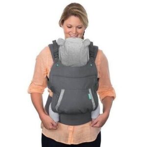 Infantino Cuddle Up Ergonomic Hoodie Baby Carrier- Dark Grey