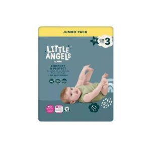 LITTLE ANGELS Size 3 Nappies - 98 Pack - Size 3