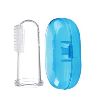 Baby Silicone Finger Cover Deciduous Teeth With Box Brush Baby Training Toothbrush Baby Tongue Coating Cleaning