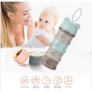 AD GALAXY 3 Layer Baby Feeding Storage Bottle - Multicolours