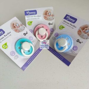 Mom Easy 3pcs Silicone Pacifier Teether Blue/Green/Pink