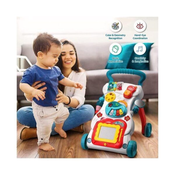 Baby Push Walker Walker With Adjustable Speed 3 in 1 - Image 2