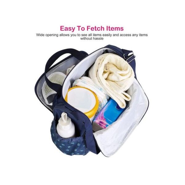 Portable Diaper Bag Set - 4 Pieces - Image 2