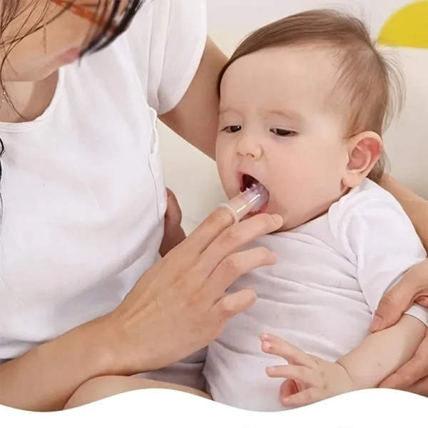Finger Toothbrush with Soft Nylon Bristles - Image 3