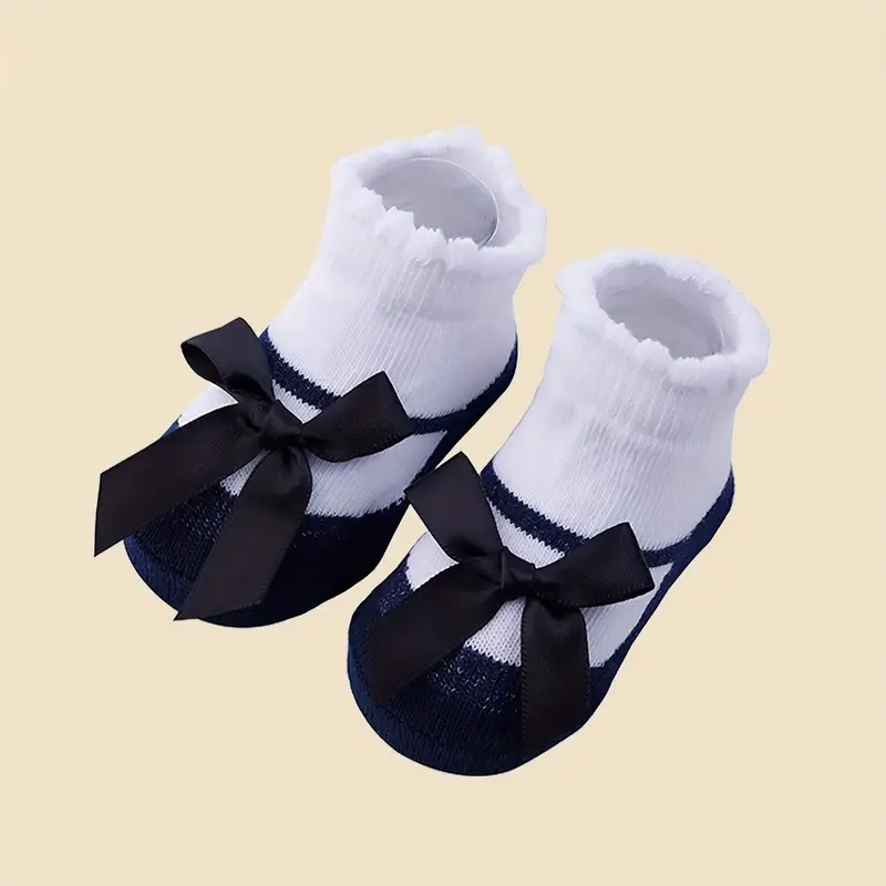 5-Pack Soft Baby Girl Cotton Socks - Image 4