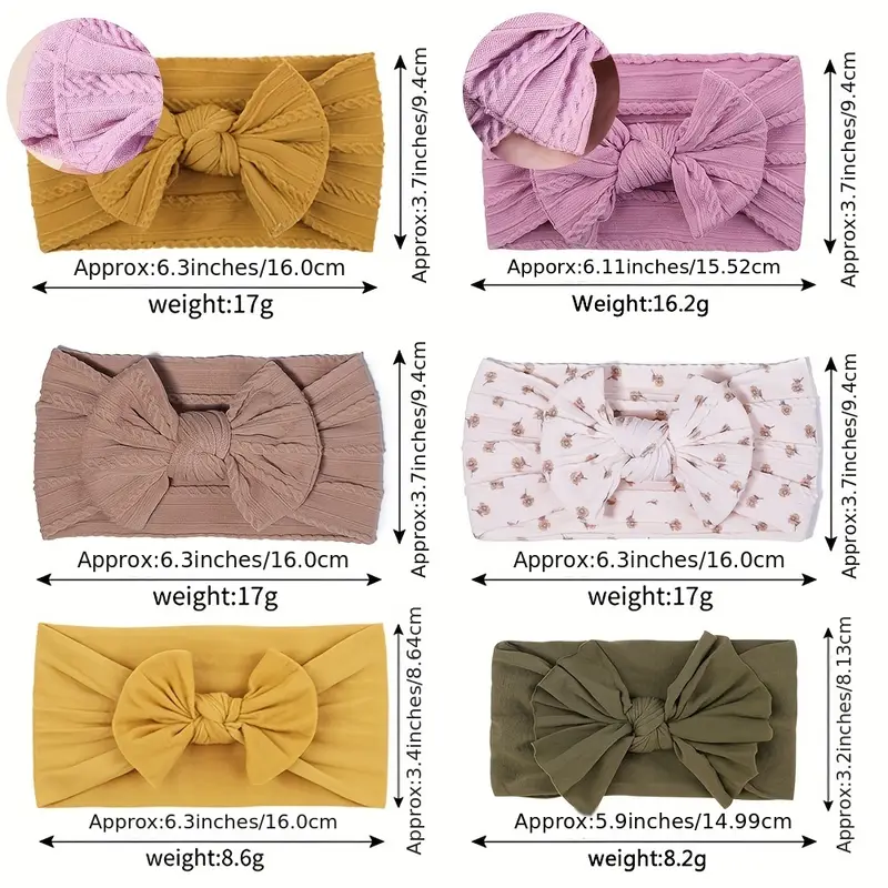 3 Pack Color Baby Hair Band - Image 4