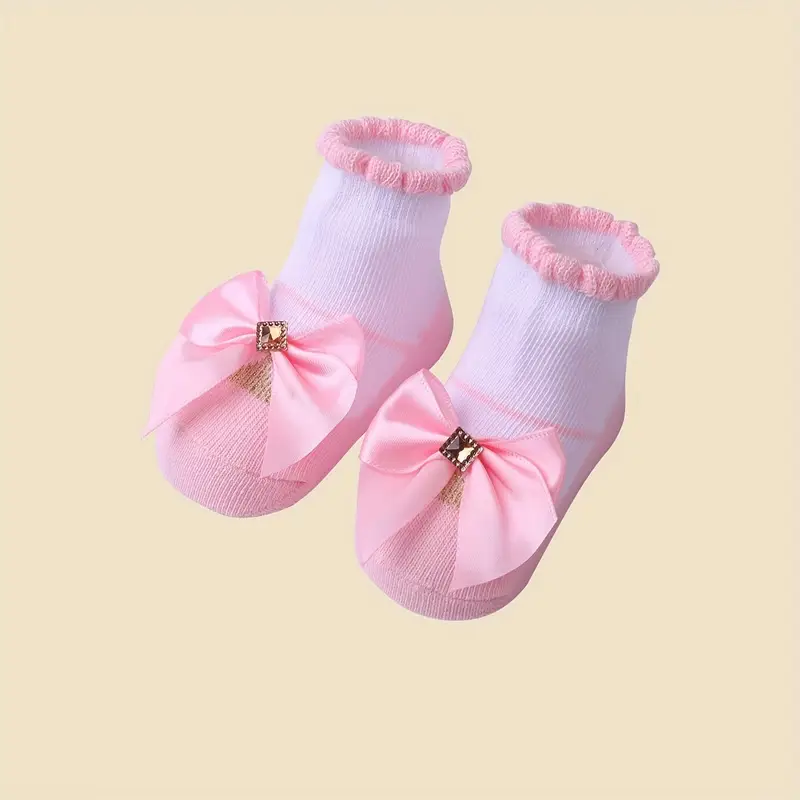 5-Pack Soft Baby Girl Cotton Socks - Image 5