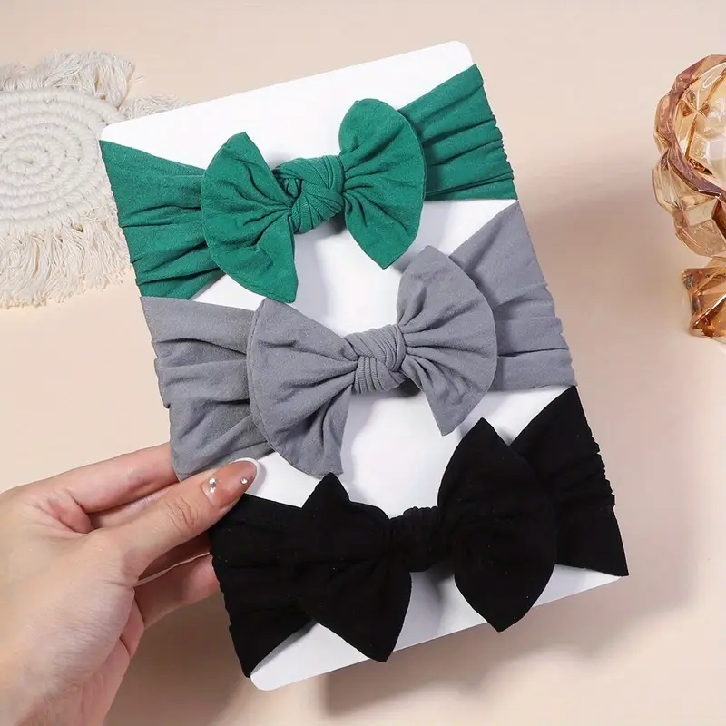 3 Pack Color Baby Hair Band - Image 6