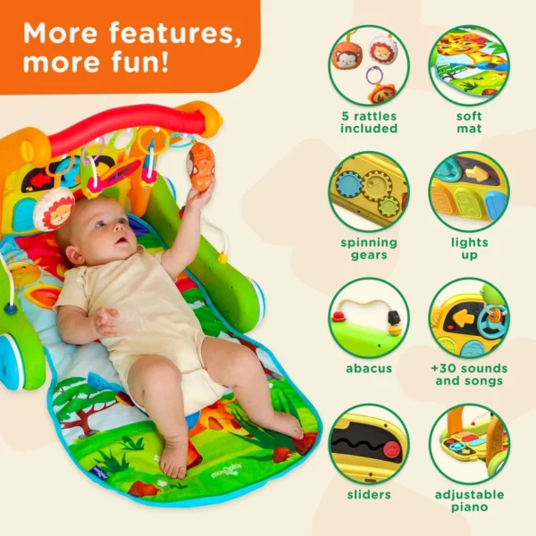 4 in 1 Baby Activity Center Play Mat - Image 4